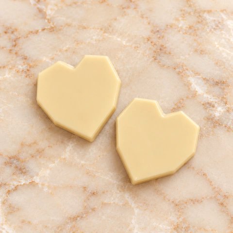 Molde BWB 3696 Corazon Facetado Plano Mediano