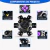Kit 2un Moving Head 10 Leds 6 Braços RGBW Strobo DMX 200W na internet