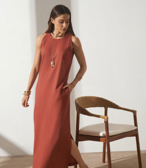 Vestido Longuete Luana