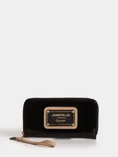 Imagen de BILLETERA HAND POCKET 30168 NEGRO NUDE - JUANITA JO