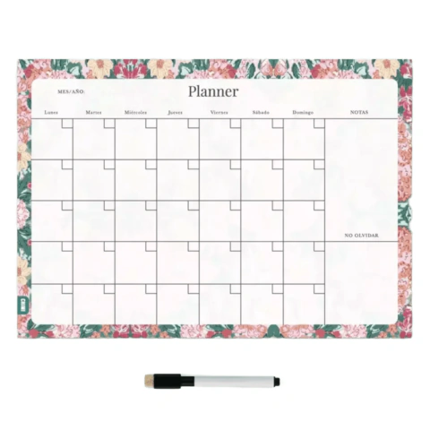PLANIFICADOR IMANTADO CHIMI MENSUAL FLORIBUNDA 30X42CM
