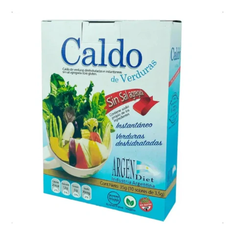 Caldo De Verduras Instantaneo S/ Sal (3 un)