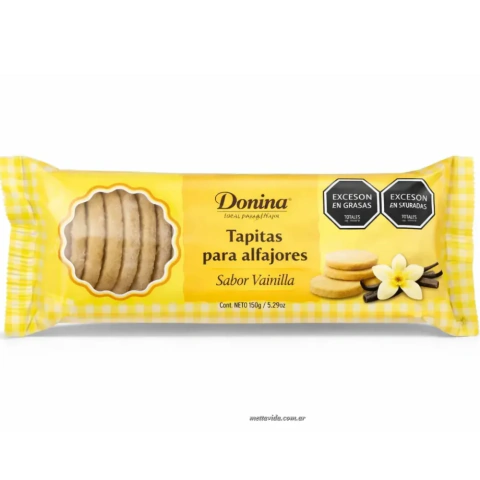 Tapita Alfajor Vainilla X200 Gr Doninas (3)