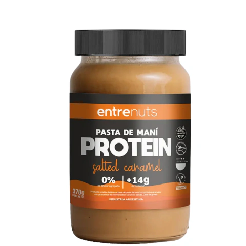 Pasta De Mani Proteica Salted Caramel X 370Gr Entrenuts