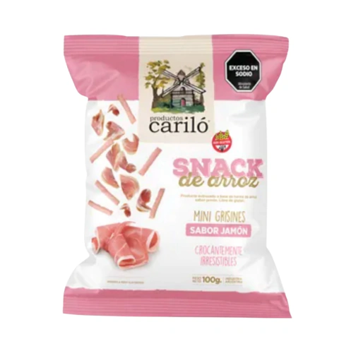 Mini Grisin - Sabor Jamon Carilo X 100 Grs (3un)