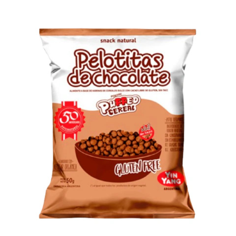 Pelotitas De Chocolate Sin Tacc X 50Gr Yin Yang (6un)