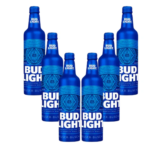 CERVEJA IMPORTADA BUD LIGHT ALUMINIO - KIT 06 UNIDADES