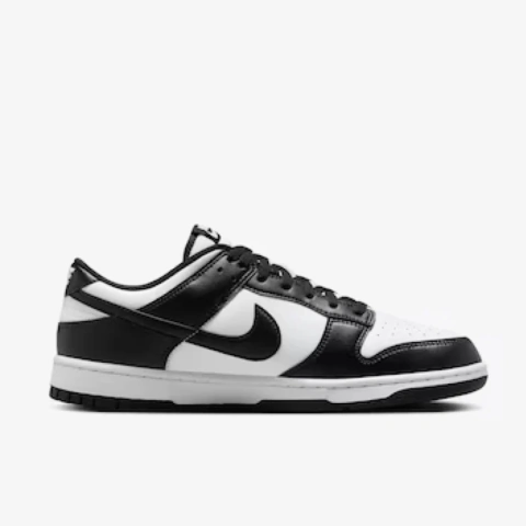 Tênis Casual Nike Dunk Low Black White