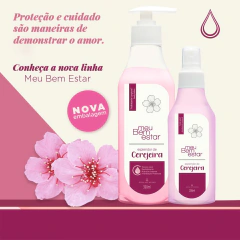 Kit Meu Bem Estar Esplendor de Cerejeira: Hidratante Corporal 390ml + Body Splash 250ml