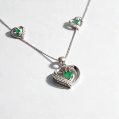 Set Esmeralda corazón valiente