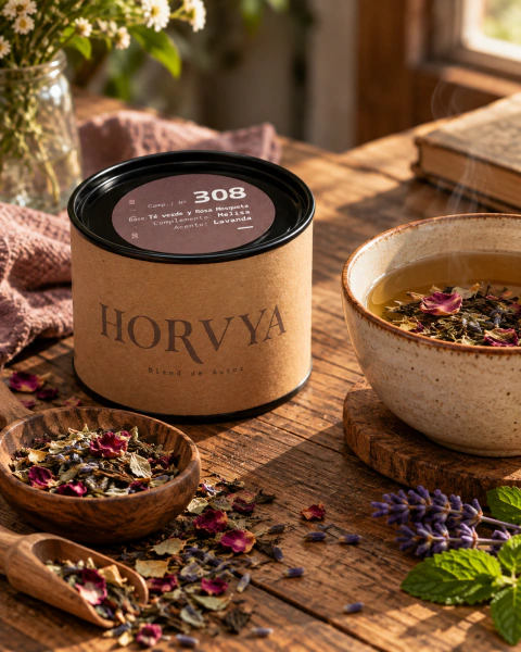 Té Verde y Rosa Mosqueta
