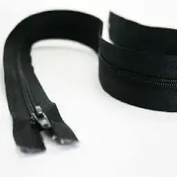 Cierre 6 mm desmont.Poly 35 cm x unid
