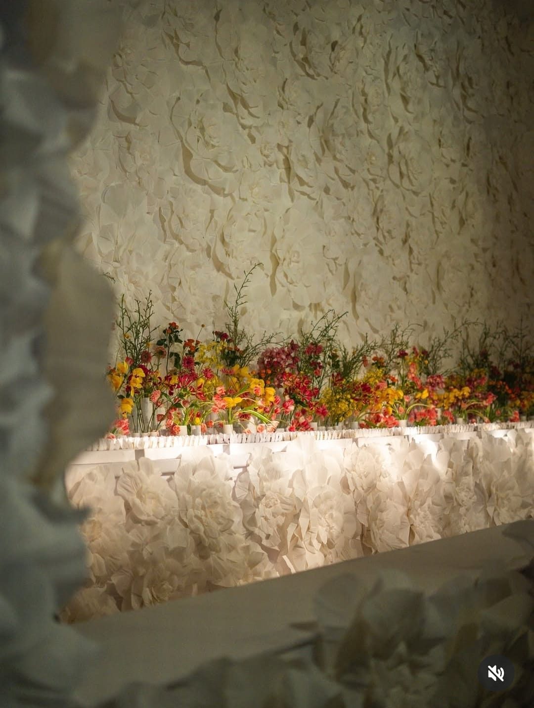 Corredor floral do casamento em Salvador