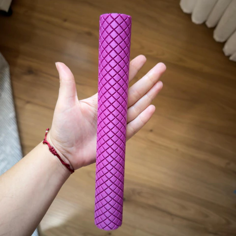 Rolo de Textura para Cerâmica e Argila 23cm Waffle/Casquinha