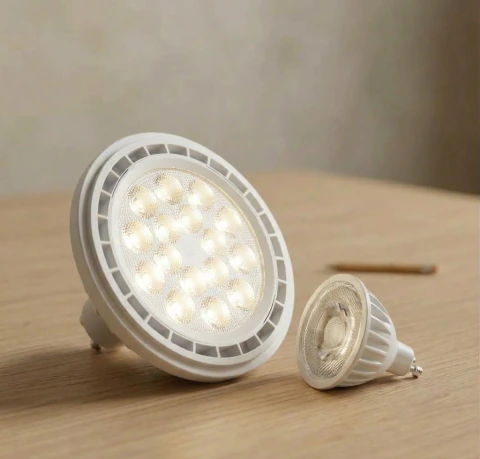 Lámpara Led Dicroica 12w Luz Fría Ultima Generacion