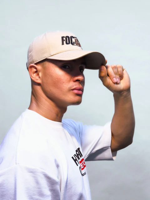 Gorra moda Focused Beige