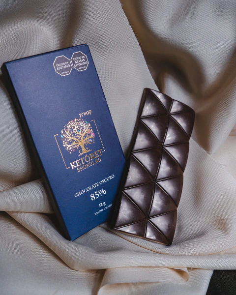 Tableta de chocolate 85 % · Cacao Fino de Aroma