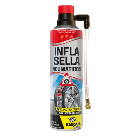 Infla y sella neumáticos