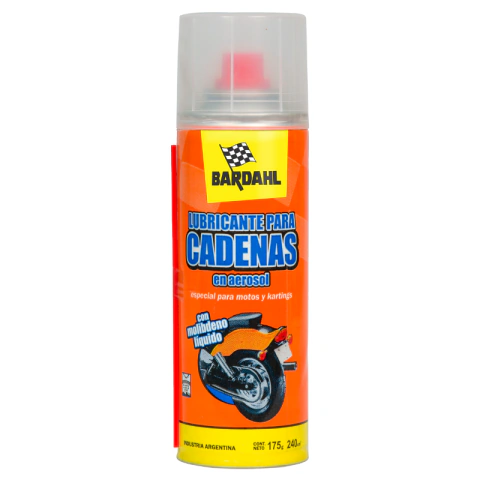 Espuma Lubricante Para Cadenas Moto Bardahl 240 Ml