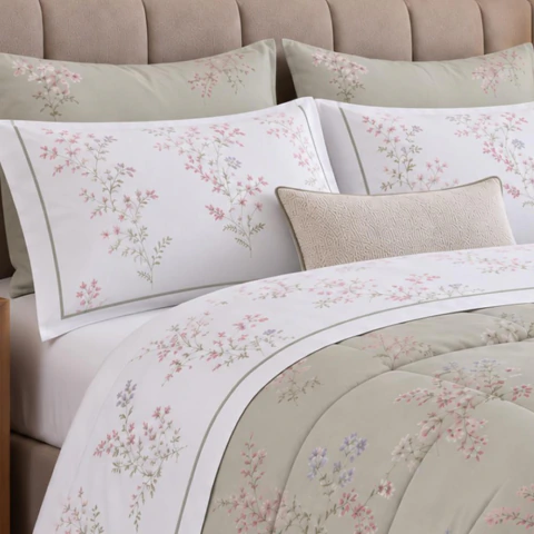 Jogo de Cama Queen Buddemeyer Gran Percalle Sophie 4 Peças