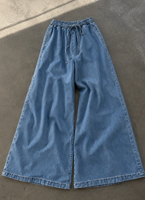 MAXI PALAZO DE JEAN