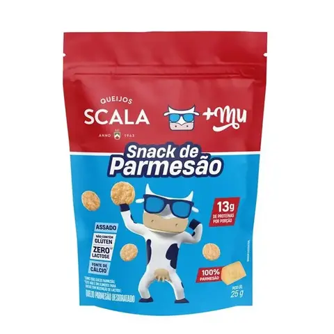 Snack Proteico Parmesão Zero Lactose Mais Mu
