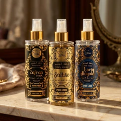 Kit 3 Body Splash Árabe Masculino Zafran Black + Sultão + Tariq Royale 200ml Longa Duração na internet