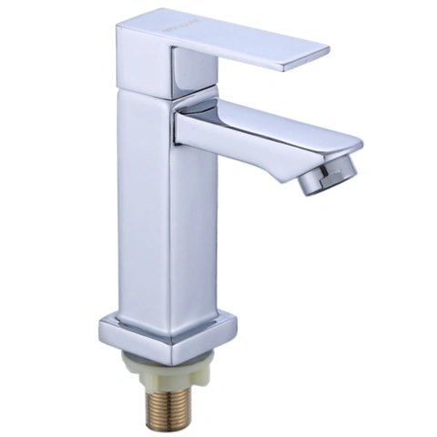 Torneira Banheiro Lavabo Luxo De Metal Cromada Bica Baixa