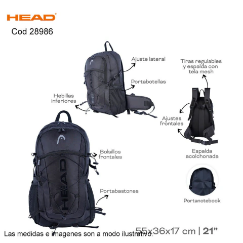 Mochila Camping HEAD Cod 28986