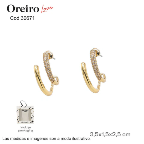 Aro Acero OREIRO LOVE Cod 30671