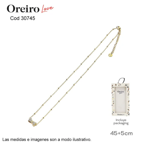 Collar Acero OREIRO LOVE Cod 30745