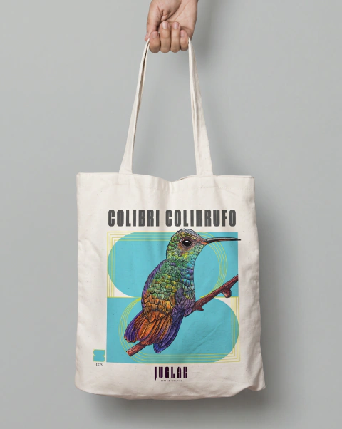 TOTE BAG — COLIBRÍ COLIRRUFO