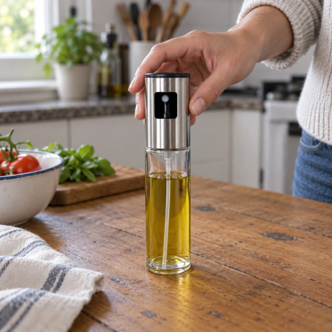 Aceitera Rociador de Vidrio