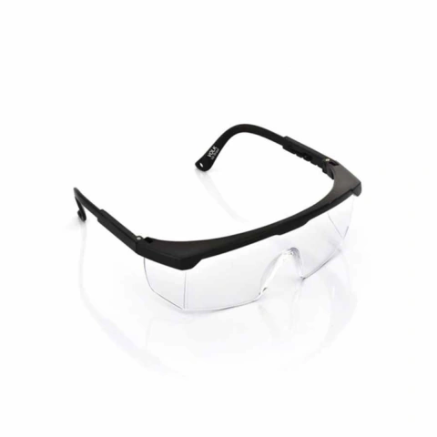 Óculos de Segurança Volk VVision 100 Haste Ajustável Incolor CA 50610