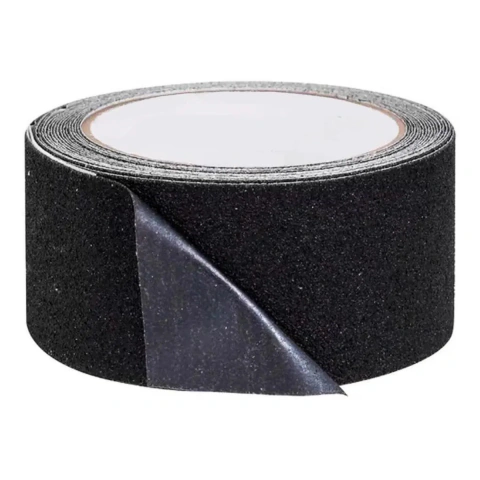 Fita Adesiva Antiderrapante Preta 50 mm x 5 m para Escadas