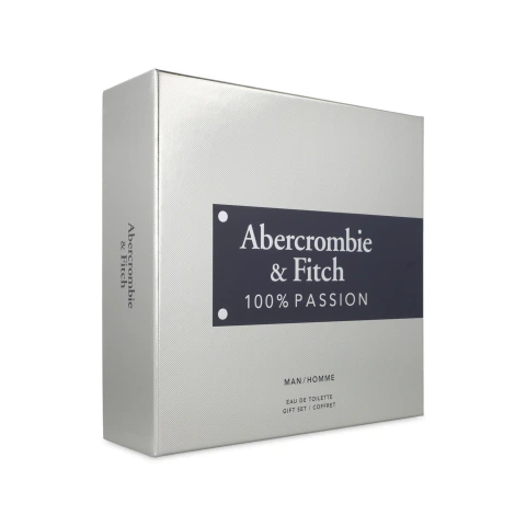 Set Abercrombie And Fitch 100% Man Passion 3Pzs