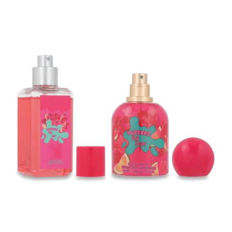 SET TUBBEES PINK SUGAR 2PZS 50ML EDP SPRAY/ BODY MIST 75ML SPRAY