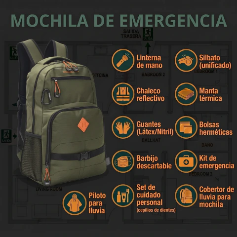 Mochila de Emergencia Adulto 101