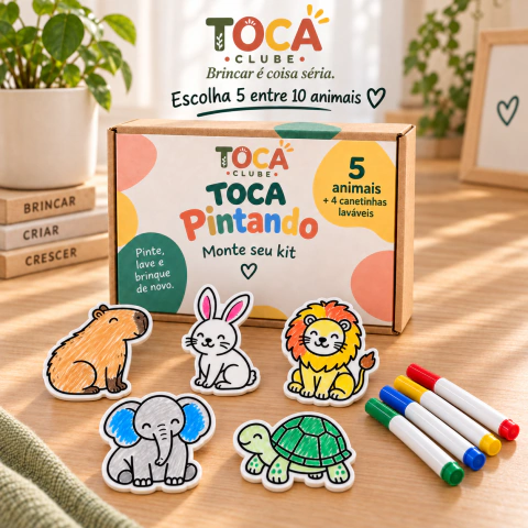 TOCA Pintando — Animais | Monte seu kit