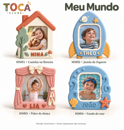 Porta-retrato Meu Mundo | TOCA Casa