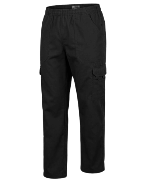 Calça cargo de brim preto