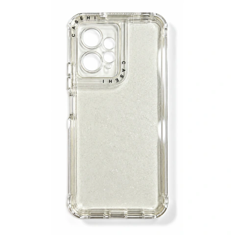 Redmi Note 12 4G - Capa Transparente com Glitter e Proteção Reforçada