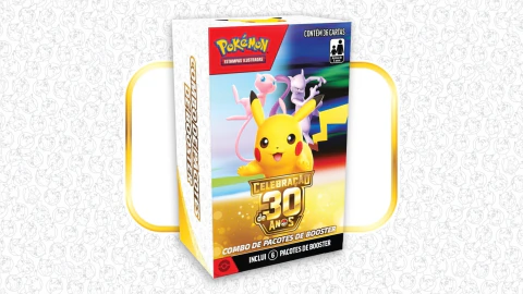 [PRE-VENDA] Pokémon Combo de Boosters Celebração 30 Anos — 6 Pacotes