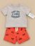 CONJUNTO NEW CAMISETA & SHORTS CARTER´S MENINO 9 MESES