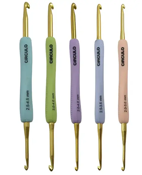 Agulha de Crochê Ponta Dupla Soft - Círculo