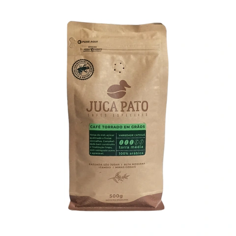 Café Juca Pato Variedade Catiguá - Torra Média - Em Grãos - 500g