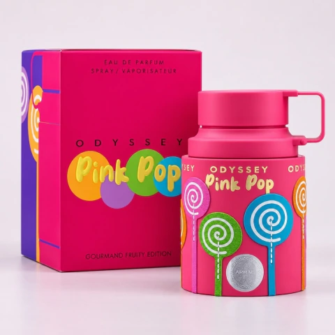 Armaf Odyssey Pink Pop EDP 100 ml con su caja