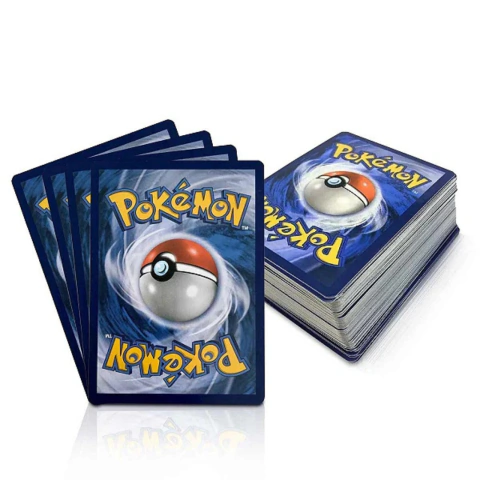 Lote Pack 100 Cartas Pokémon Aleatórios sem Nenhuma Repetida
