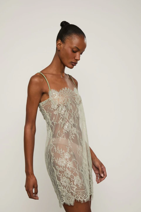 Vestido Animale Verde