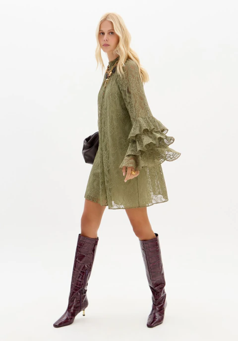 Vestido Lança Perfume Verde